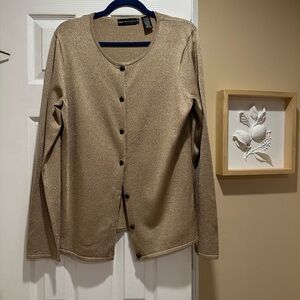 NWOT Dana Buchaman Cardigan, size XL